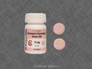 Image of Clorazepate 15 mg-TAR