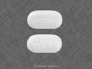 Image of Metformin 500 mg-APO