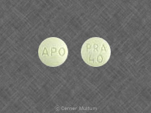 Image of Pravastatin 40 mg-APO