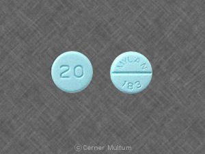 Image of Propranolol 20 mg-MYL