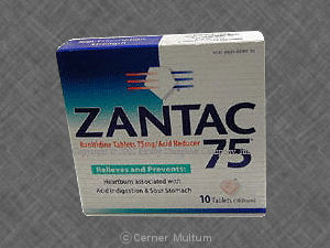 Image of Zantac 75 mg