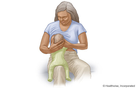 Australian hold for breastfeeding